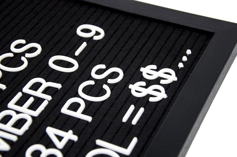 G GAMIT Felt Letter Board Letters Set, 306pcs 1inch Wider Letters Only（No Board） - Image 5